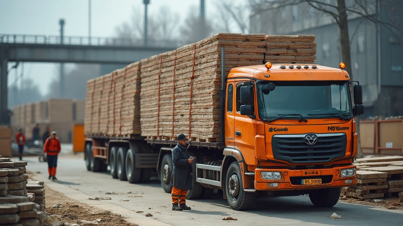 Как Газель справляется с перевозкой брусчатки