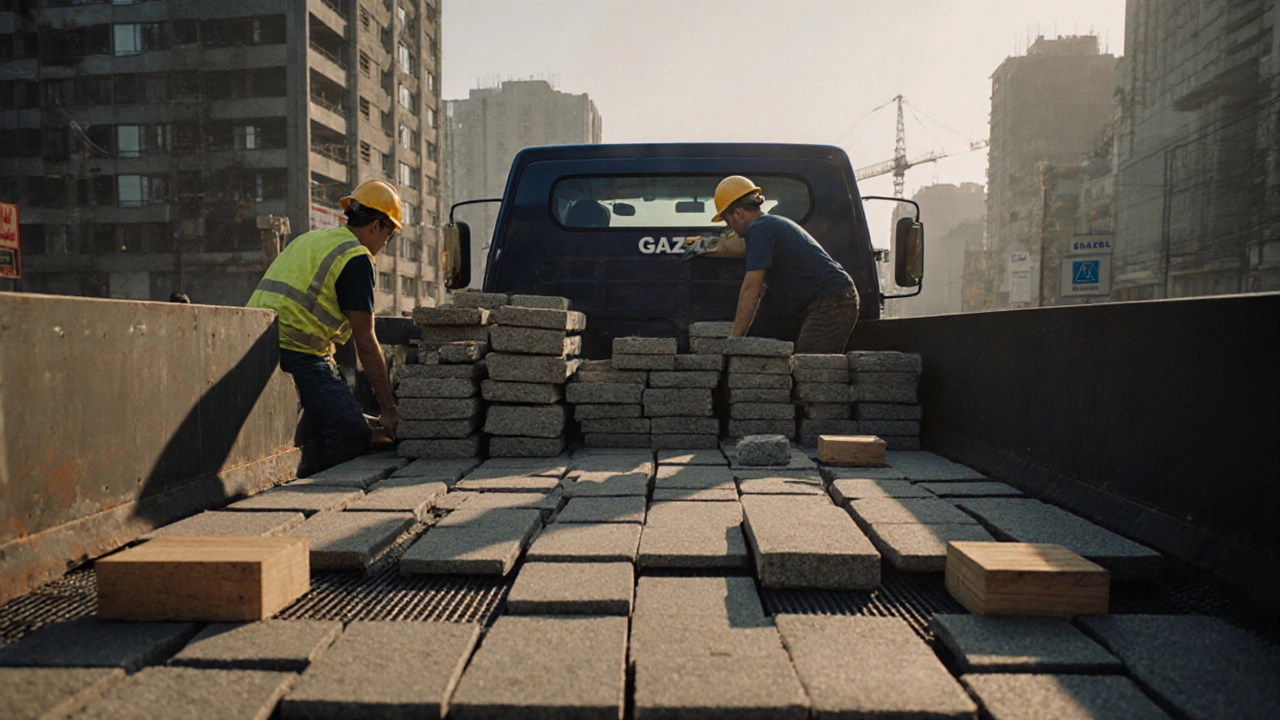 Как правильно перевозить брусчатку на Газели: советы по погрузке, креплению и безопасности