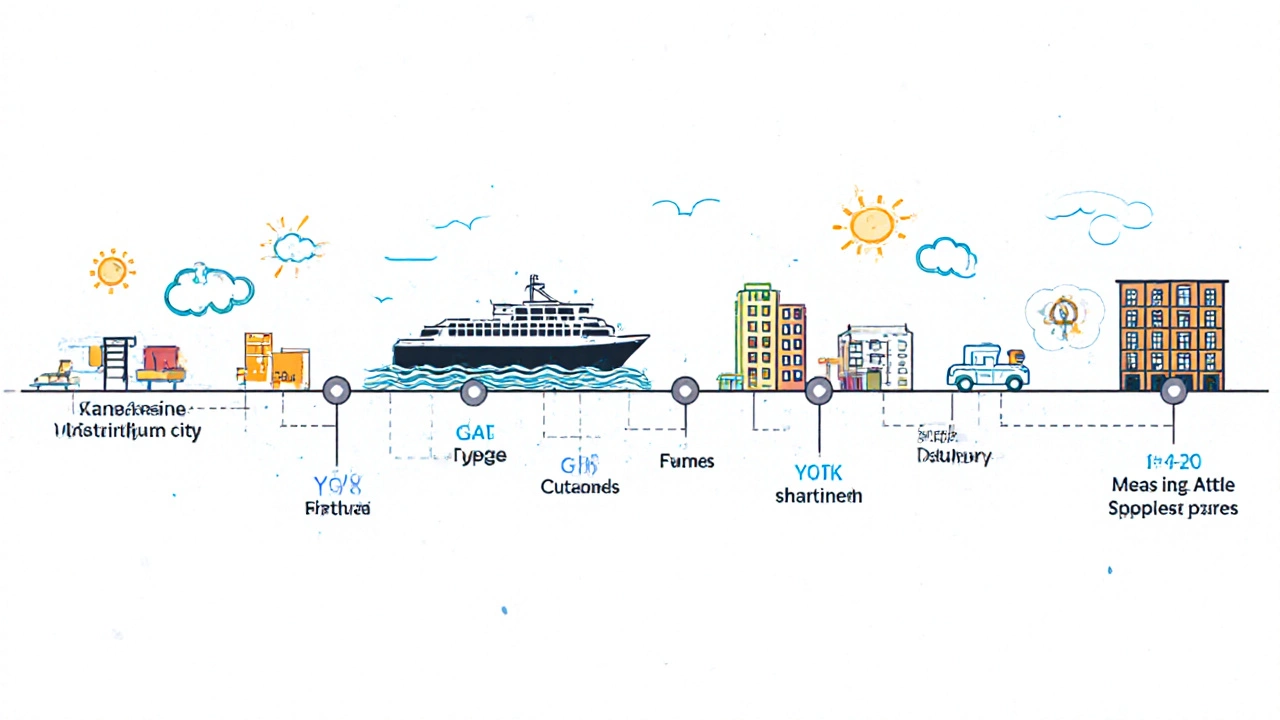 Схема доставки мебели из России в США за 6-8 недель