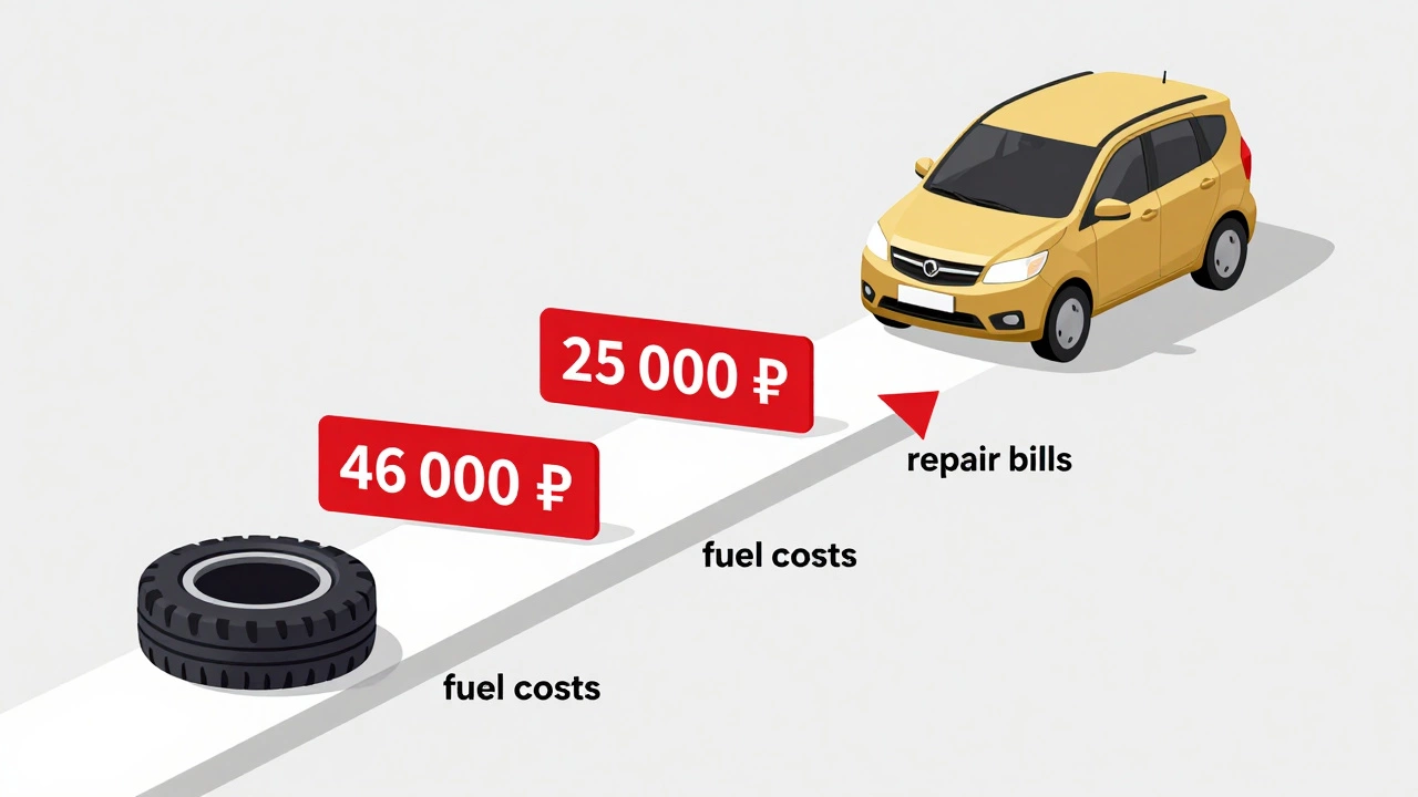 Путь к покупке ГАЗЕЛИ через ежемесячные отчисления с препятствиями в виде расходов.