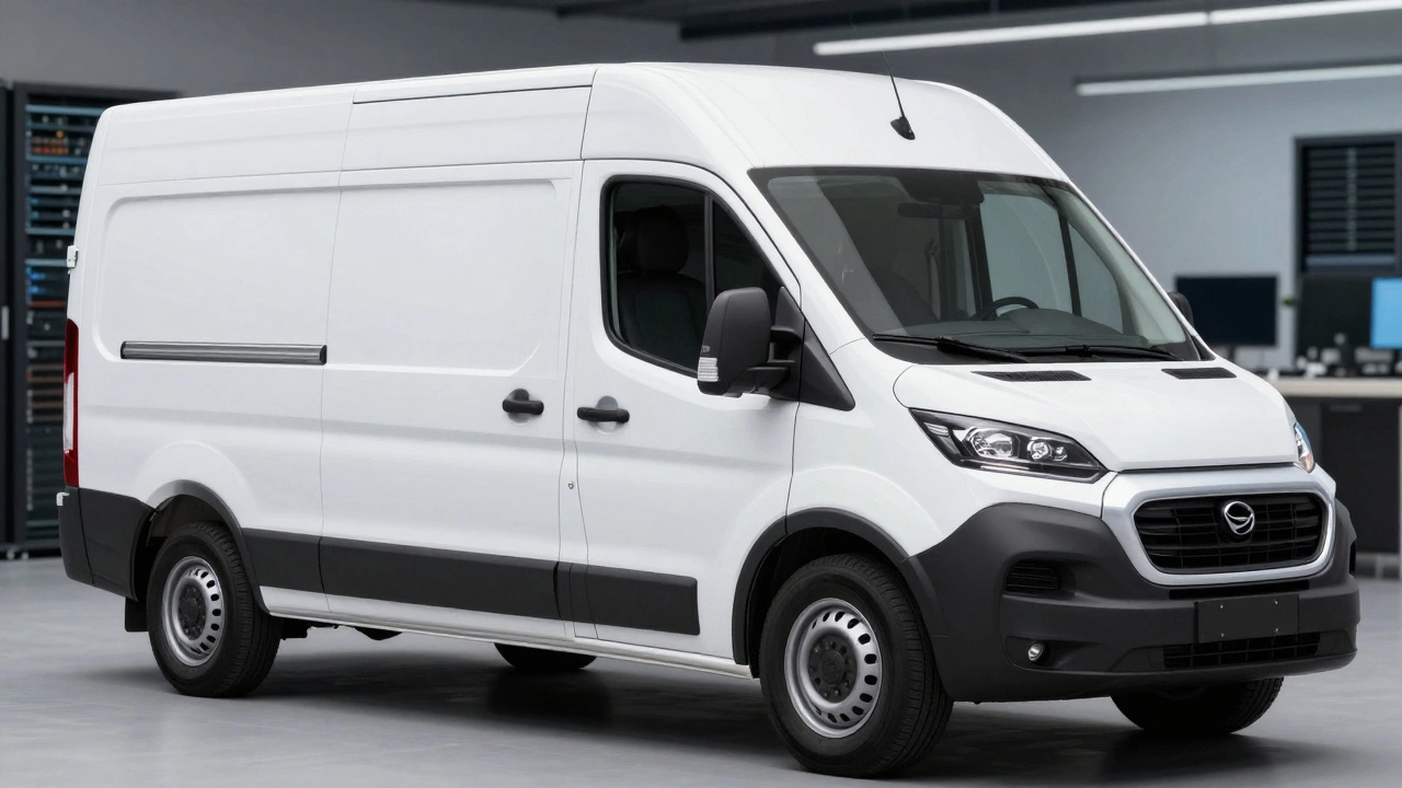 Белый изотермический фургон Газель Next для перевозки электроники