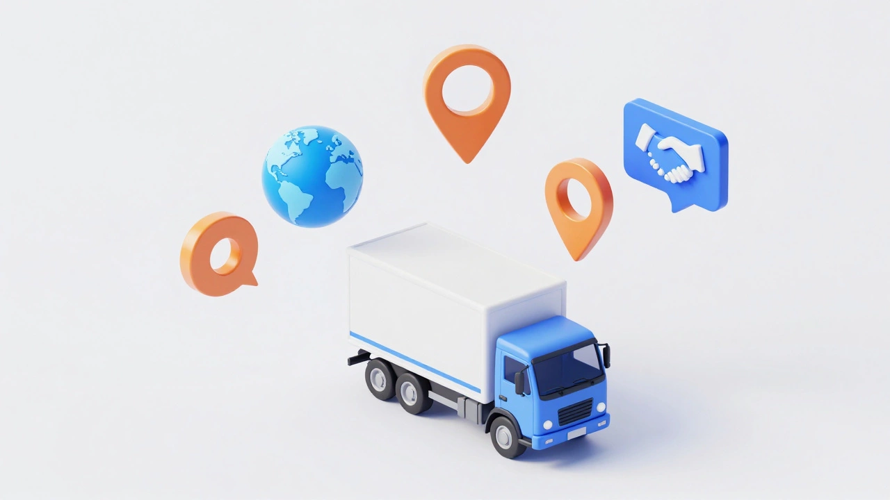 Иллюстрация различных способов поиска грузов: биржи, агрегаторы и прямые контракты